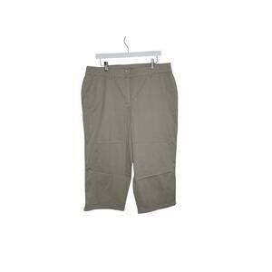 Karen Scott Women's Stonewall Comfort Waist Capri Pants‎ Size 16 NWT